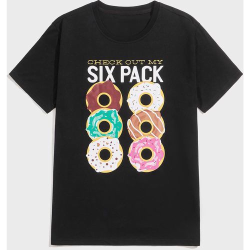 T-shirt slogan donut graphique - SHEIN - Modalova