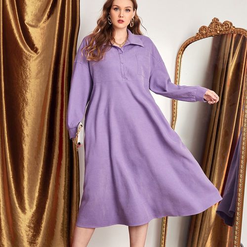 Robe unicolore polo - SHEIN - Modalova