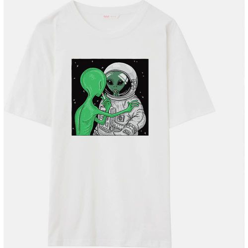 T-shirt alien - SHEIN - Modalova