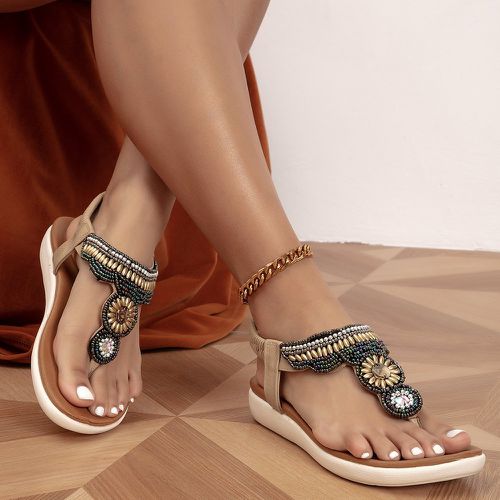 Sandales entre-doigt à détail bijoux - SHEIN - Modalova