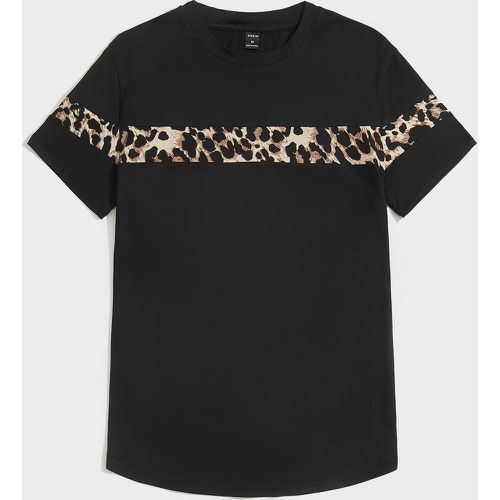 Homme T-shirt à léopard - SHEIN - Modalova