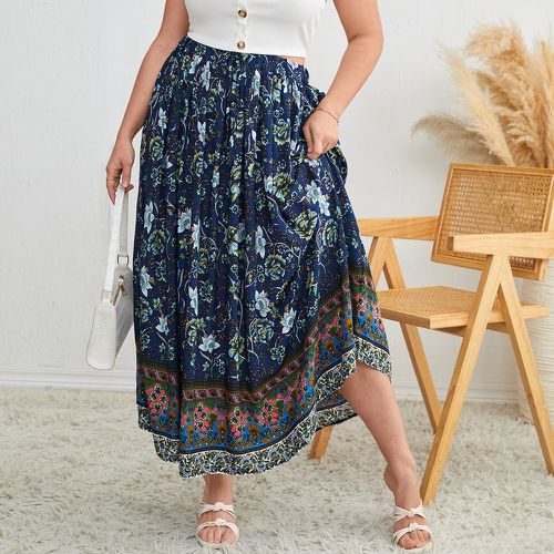Jupe taille haute à imprimé floral - SHEIN - Modalova