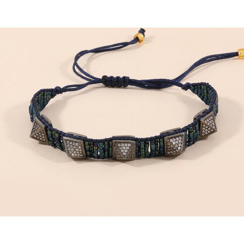 Bracelet zircone cubique & à perles - SHEIN - Modalova