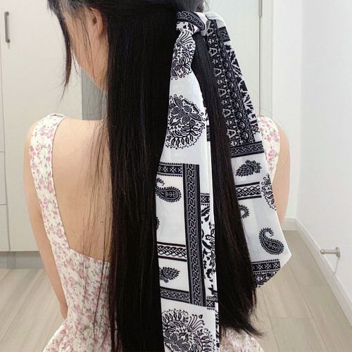 Bandeau pour cheveux à imprimé floral - SHEIN - Modalova