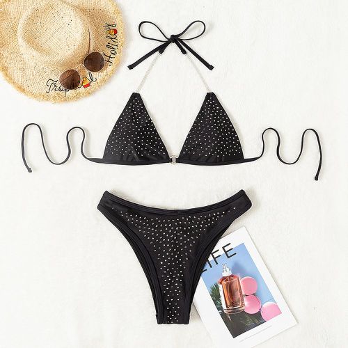 Bikini triangulaire ras-du-cou clouté - SHEIN - Modalova