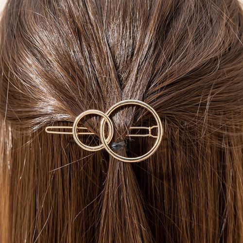 Pince à cheveux minimaliste à détail cercle - SHEIN - Modalova
