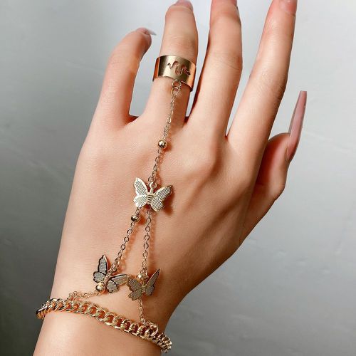 Bracelet à doigt à détail papillon - SHEIN - Modalova