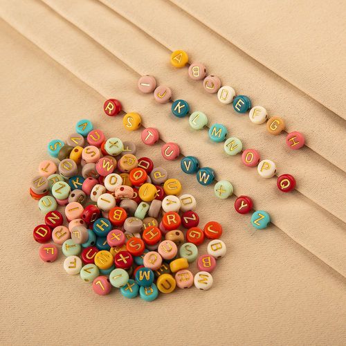 Pièces Perle de couleur aléatoire à lettres - SHEIN - Modalova