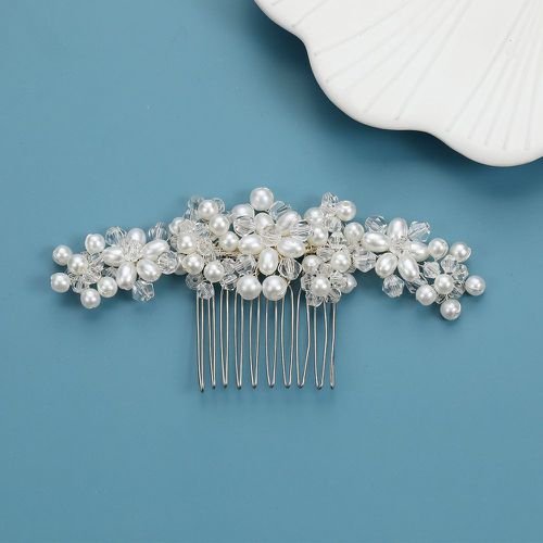 Épingle à cheveux fausse perle & à détail cristal de mariée - SHEIN - Modalova