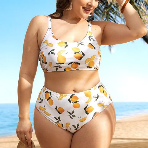 Bikini à imprimé citron - SHEIN - Modalova