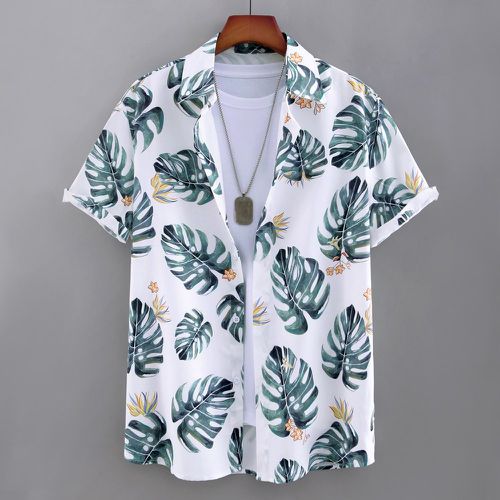 Chemise à imprimé tropical (sans t-shirt) - SHEIN - Modalova
