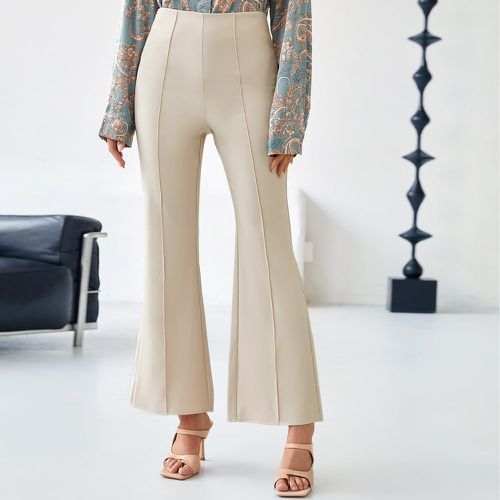 Pantalon taille haute évasé couture - SHEIN - Modalova