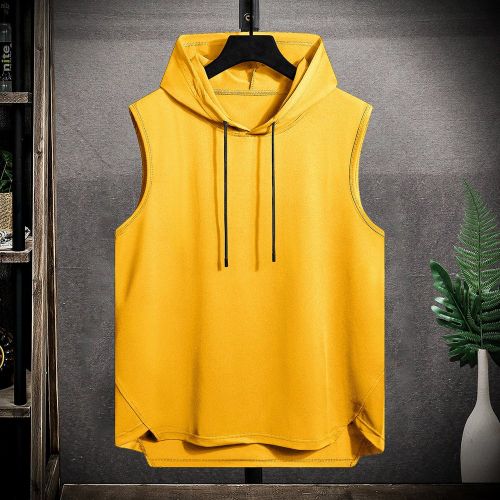 Top sans manches à cordon à capuche asymétrique - SHEIN - Modalova