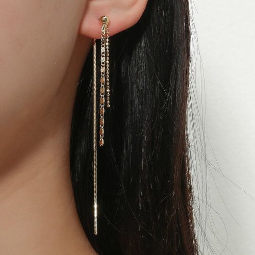 Boucles d'oreilles à franges en métal - SHEIN - Modalova