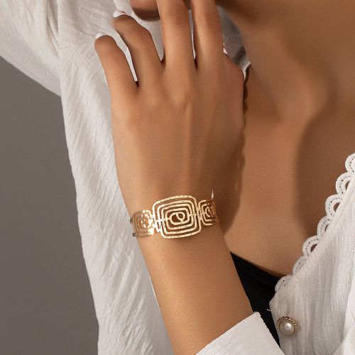 Bracelet ajouré design géométrique - SHEIN - Modalova