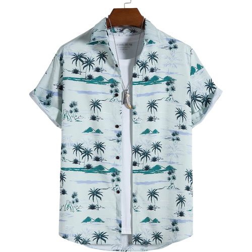Chemise à imprimé palmier (sans t-shirt) - SHEIN - Modalova