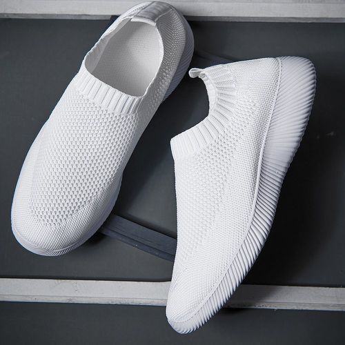 Chaussures de course minimaliste à détail en tricot - SHEIN - Modalova