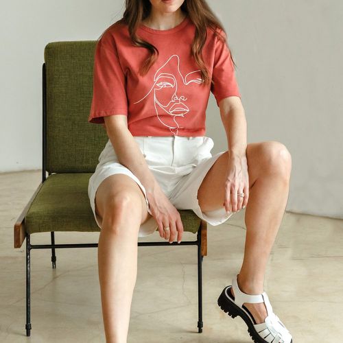 Pièce T-shirt figure - SHEIN - Modalova