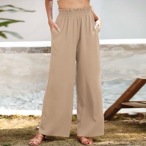 Pantalon ample à poche - SHEIN - Modalova