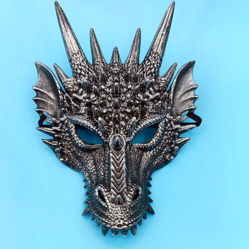 Masque facial de costume dragon chinois tête design - SHEIN - Modalova
