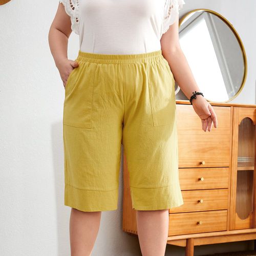 Pantalon à poche taille élastique - SHEIN - Modalova