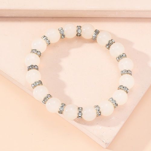 Bracelet perlé avec strass verre - SHEIN - Modalova