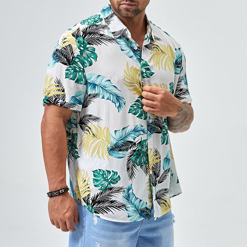Homme Chemise à imprimé tropical - SHEIN - Modalova