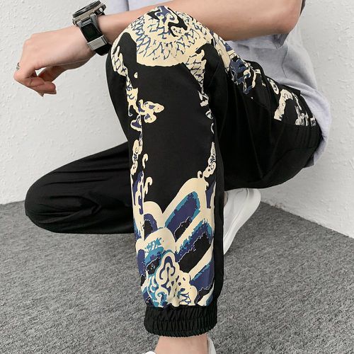 Homme Pantalon dragon à poche - SHEIN - Modalova