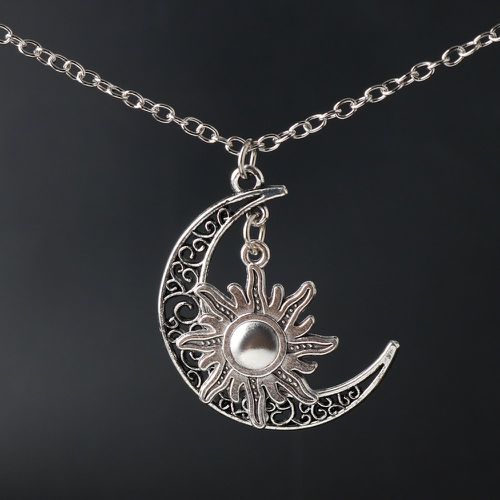 Collier soleil & à pendentif lune - SHEIN - Modalova