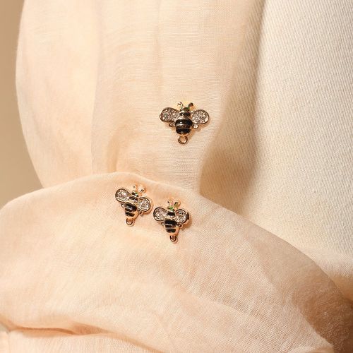 Pièces Épingle à foulard à strass & à détail d'abeille - SHEIN - Modalova