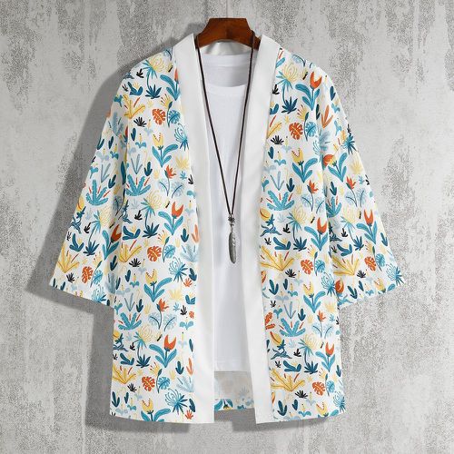 Pièce Kimono floral aléatoire à imprimé - SHEIN - Modalova