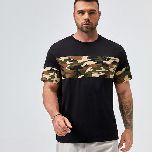 Homme T-shirt à camouflage - SHEIN - Modalova