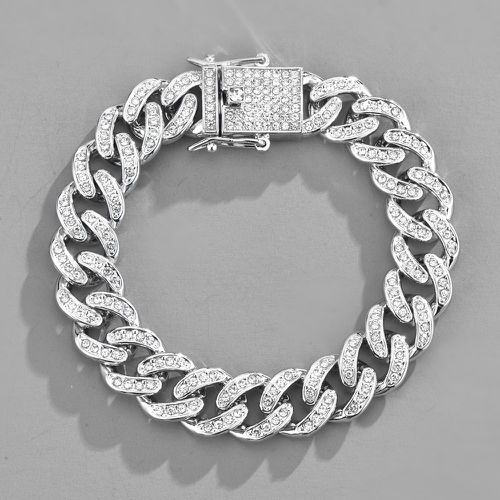 Bracelet à chaîne avec strass - SHEIN - Modalova