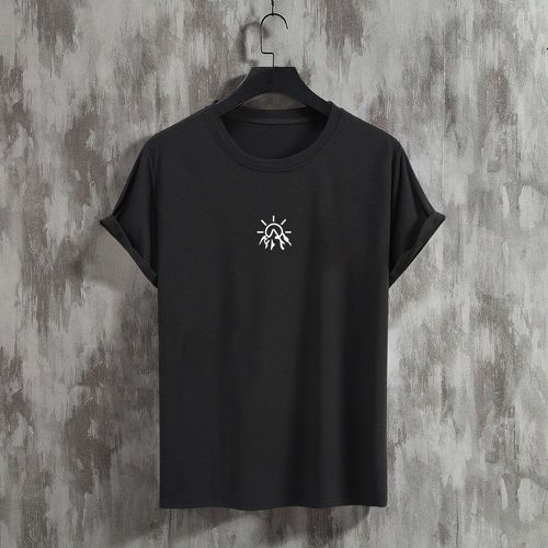 T-shirt soleil & à imprimé montagne - SHEIN - Modalova