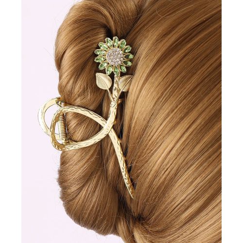 Griffe à cheveux avec strass tournesol design - SHEIN - Modalova