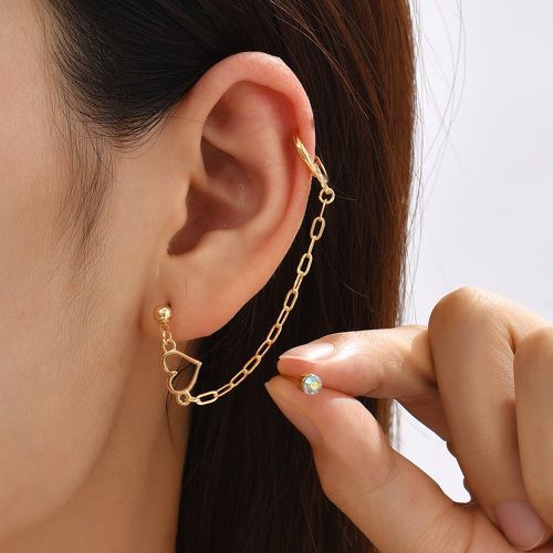 Pièces Boucles d'oreilles à détail cœur - SHEIN - Modalova