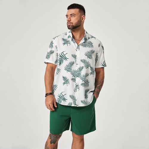 Chemise à imprimé tropical & Short - SHEIN - Modalova