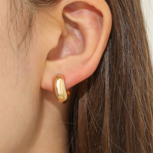 Clips d'oreilles minimaliste unicolore - SHEIN - Modalova
