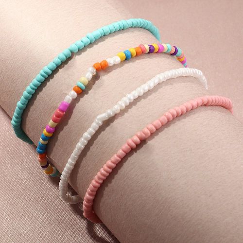 Pièces Bracelet de cheville perle colorée - SHEIN - Modalova