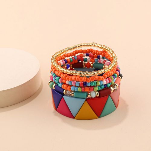 Pièces Bracelet perlé triangulaire design - SHEIN - Modalova