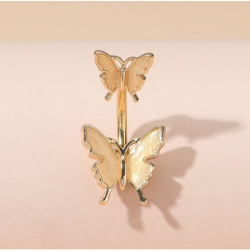 Anneau à nombril à détail papillon - SHEIN - Modalova