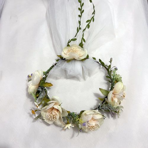 Voile de mariée à fleur - SHEIN - Modalova