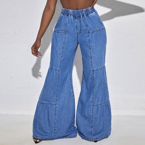 Jean taille élastique ample - SHEIN - Modalova