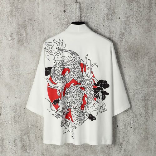 Kimono à imprimé dragon chinois (sans t-shirt) - SHEIN - Modalova