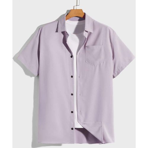 Chemise patch à poche (sans t-shirt) - SHEIN - Modalova