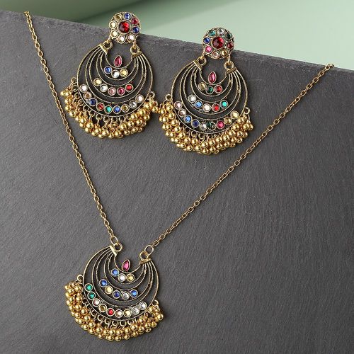 Pièces Set de bijoux boule à franges - SHEIN - Modalova