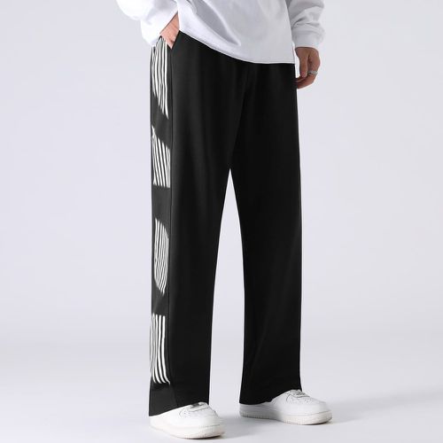 Pantalon de survêtement avec rayures latérales - SHEIN - Modalova