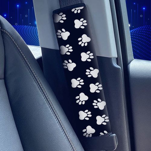 Pièce Couverture de ceinture de sécurité de voiture chien patte motif - SHEIN - Modalova