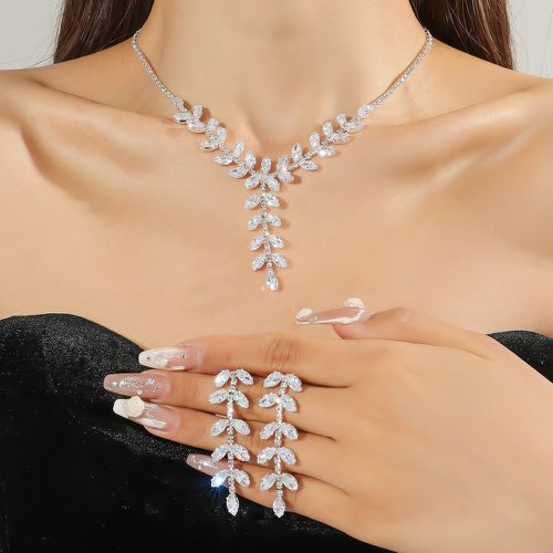 Pièces Set de bijoux avec strass - SHEIN - Modalova