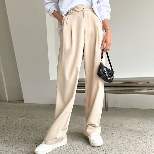 Pantalon tailleur à poches plissé - SHEIN - Modalova
